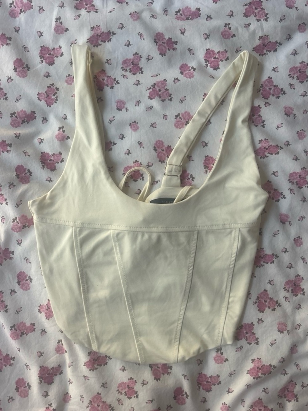 Cream Women's Structured Tank Top